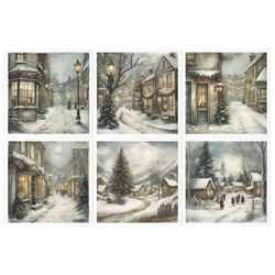 Reispapier-Set - Weihnachten, Menschen, festliche Zeit - RSM190 - Itd Collection