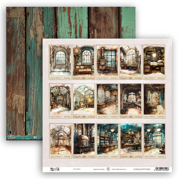 Scrapbooking Papier Set 30x30 cm  - UHK Gallery - Essence and Form