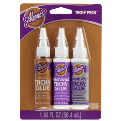 ALEENE'S Tacky Glue Klebeset: Original, Quick Dry, Fast Grab 3x19,5 ml