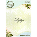 AGATERIA - Transparent Stempel Motivstempel Clear Stamp Dziękuje Untertitel PL 