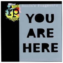 CRAFTER'S WORKSHOP  Mixed Media Schablone STENCIL - Untertitel You Are Here TCW2027
