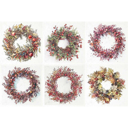 Reispapier-Set - ITD RSM097 Herbstkränze