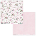 SCRAPANDME Setz von 6Stk 30x30cm doppelseitig Scrapbooking Papier- Pink Roses