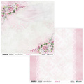 SCRAPANDME Setz von 6Stk 30x30cm doppelseitig Scrapbooking Papier- Pink Roses