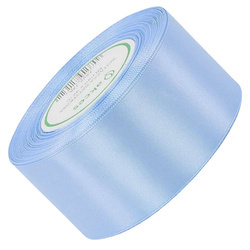 Satinband 50 mm - Hellblau - 32 Meter