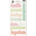 P13 Craft AUFKLEBER Dekor Stickers für Bullet Journal Scrapbooking Meet again 04