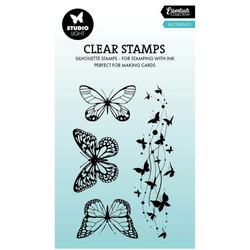 Transparenter Stempel - Studio Light - Butterflies Schmetterlinge