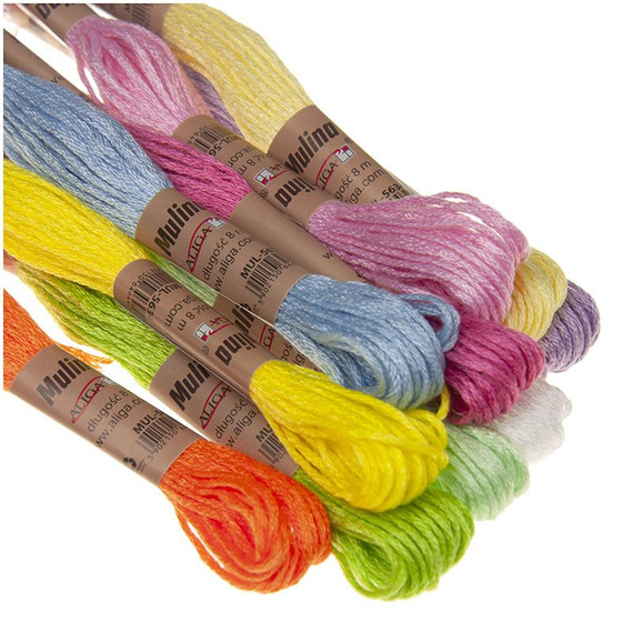 Mouline - Farbmischung - 10Stück 8m