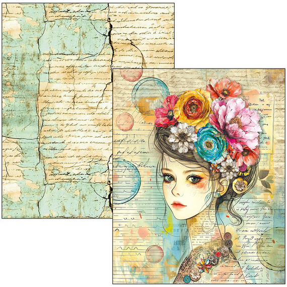 CIAO BELLA Satz doppelseitigen Scrapbooking Papier A4 Mixed Media Book LuMania - Quintessential