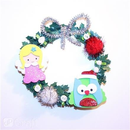 3D-Filzaufkleber - Wintereulen 10 Stk