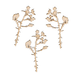 WYCINANKA - Dekorpappe THE LOOK OF NATURE 4 - Schaufeln, Blumen