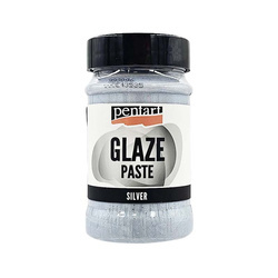 Glaze PASTE Glasurpaste Silber 100ml - PENTART