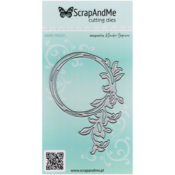 Stanzschablone – Cutting Die für Papier - SCRAPANDME - Dekokranz 032