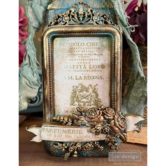 PRIMA SILIKONFORM Mold Abformen Gießen Mould,  Blooming Banners