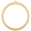 Hölzerne Ornament-Anhänger-Kugel 6cm. Dekor - innen hohl