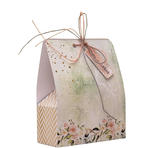 STUDIO LIGHT - Papierset zur Herstellung von Taschen - Giftboxes paper Pad - Wedding Day - Cheers to Love