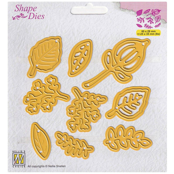 NELLIES Stanzform Präge Stanzschablone Scrapbooking Cutting Die, Blätter SD201