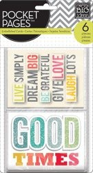 Pocket Pages Karten - Dankbarkeit - Ich &amp; meine großen Ideen