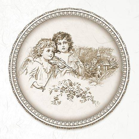 ITD Reispapier Decoupage Bastelpapier, RSM059 engel, vintage