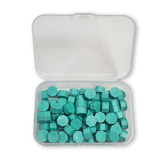 STAMPERIA - Wachsperlen - Wax beads - Wachs-Set - türkis 20 g