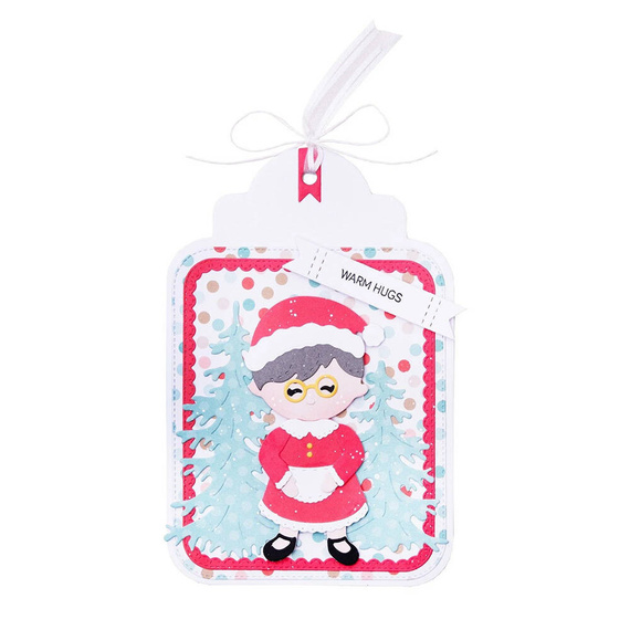 STUDIO LIGHT - Stanzform Präge Stanzschablone Cutting Die - Misses Santa Friendz