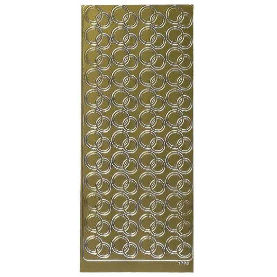 Dekorativer Aufkleber - Schriftzug Dla Ciebie gold