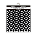 STAMPERIA Mixed Media Schablone STENCIL 3D 12x12cm Timeless -  Net Texture