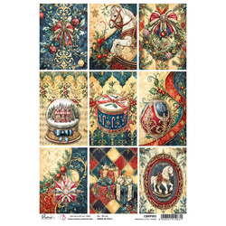 Reispapier Decoupage Bastelpapier Ciao Bella für A4-Decoupage - Celestial Moon's Blumen
