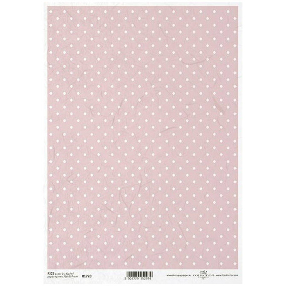 Reispapier für Decoupage in Punkten ITD-R1720 - A4