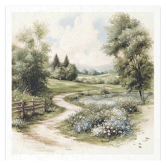 Reispapier-Set-Bastelpapier - ITD - RSM157 Osterhasen