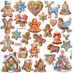 AUFKLEBER - ScrapLove - Lebkuchen 1
