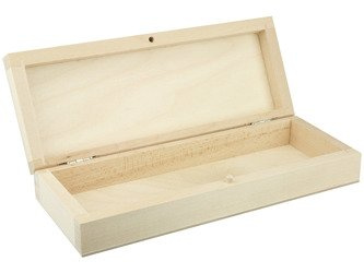 Verschließbares Holzmäppchen ohne Fächer 