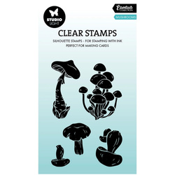 STUDIO LIGHT - Transparenter Stempel - Clear Stamps - Mushrooms