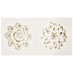 PENTART SILIKONFORM Mold Abformen Gießen Mould, Blumen