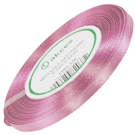 Satinband 6 mm/32m SCHLEIFENBAND Geschenkband Dekoband - dirty pink