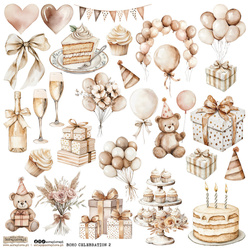 AUFKLEBER ScrapLove Dekor Stickers - Boho Celebration 2