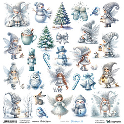 Scrapbooking-Papier - ScrapAndMe - Christmas 25 - Motivbogen - 30x30 cm
