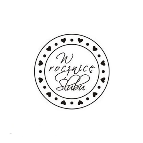 AGATERIA - Transparent Stempel Motivstempel Clear Stamp - W rocznice ślubu Untertitel PL Krejs