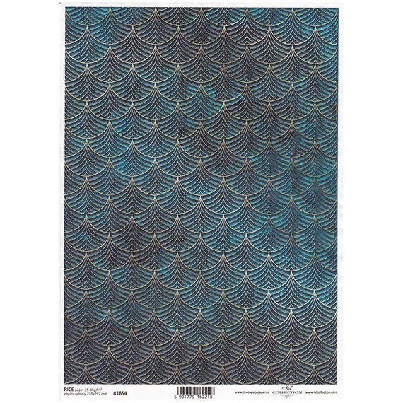 ITD Reispapier Decoupage Bastelpapier Softpapier Serviettentechnik, Grund R1854