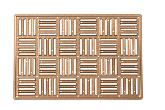 Stanzform Präge Stanzschablone Cutting Die - Spellbinders - Karierter Rahmen "Two Way Street
