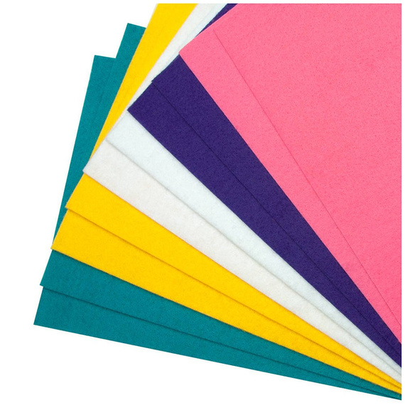 Dekorativer Filz A4 10 Bögen - Einhorn