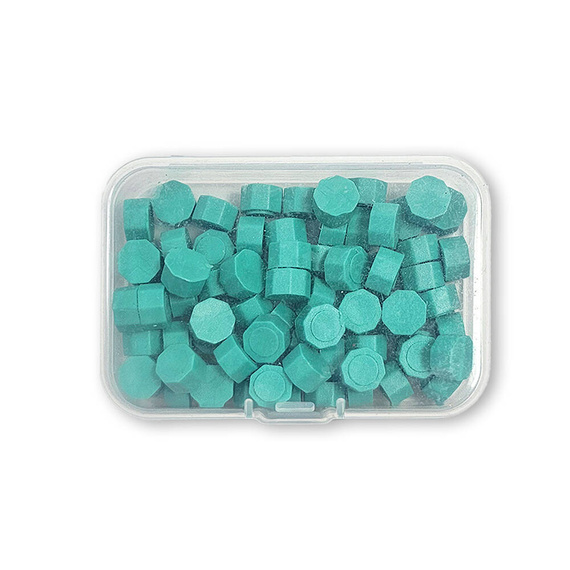 STAMPERIA - Wachsperlen - Wax beads - Wachs-Set - türkis 20 g