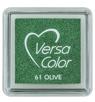 TSUKINEKO - Pigment Stempelkissen - Versa Color small 2,5 x 2,5 cm - Olive