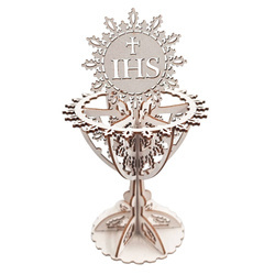 SCRAPINIEC Dekorpappe Die Cut Chipboard Dekoration Ornament - 3D - Kelch