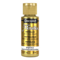 DECOART Dazzling Metallics Acrylic Paint, Acrylfarbe - Bright Brass 59 ml