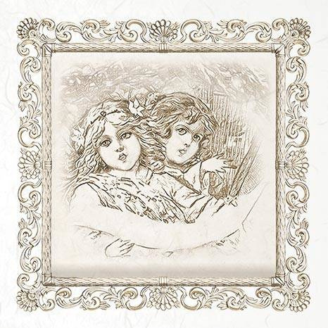 ITD Reispapier Decoupage Bastelpapier, RSM058 engel