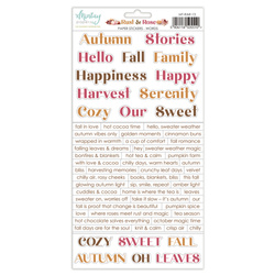 AUFKLEBER - Mintay - Rust & Rose - Englische Wörter