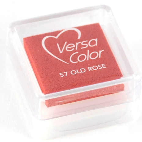 TSUKINEKO - Pigment Stempelkissen - Versa Color small 2,5 x 2,5 cm - Old Rose