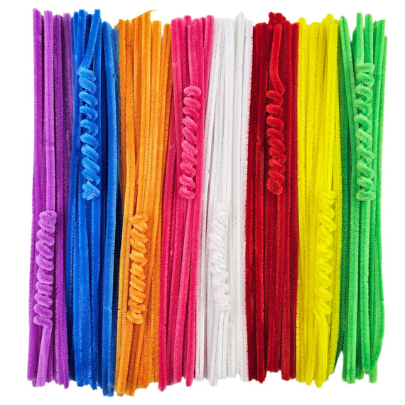 Kreative Drähte, Mischung aus leuchtenden Farben - 50 Stück