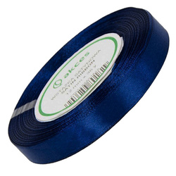Satinband 12 mm - dunkelblau - 32 lfm